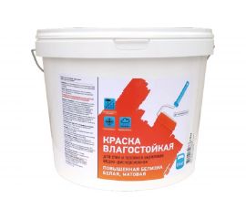 Интерьерная акриловая краска OZON ВД-АК 230 экономичная, белая, 9 л, 14 кг ВД-АК-230-14 