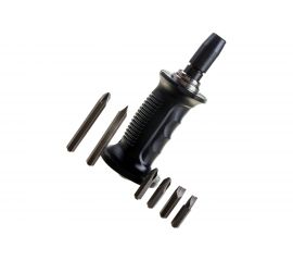 Ударная отвертка Автоdело анатомическая ручка, 6 насадок, футляр 40009 10788 