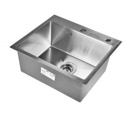 Кухонная мойка из нержавеющей стали WISENT 5044 50x44 см, с дозатором WS35044/W405A/WGER010 