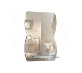 Зеркало Mixline Домино 395x600 мм., с полкой 525470 