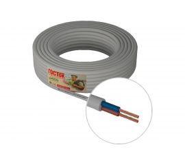 Провод ПВС 2 х 2.5 белый 50м ГОСТок ГТ0732 