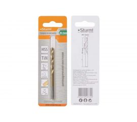 Сверло по металлу (4.5х47х80 мм) Sturm 1055-045-80 