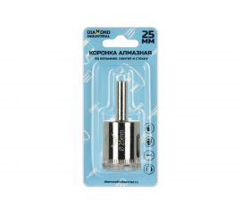 Коронка алмазная по керамике, плитке и стеклу 25 мм Diamond Industrial DIDCBC025 
