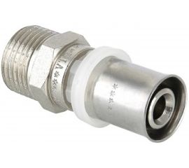 Соединитель, пресс с переходом на наружную резьбу 26х3/4 Valtec VTm.201.N.002605 