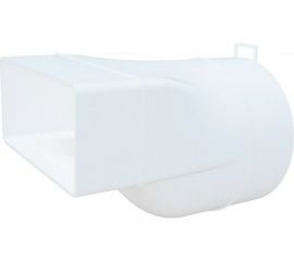 Соединитель эксцентриковый прямоугольного воздуховода с круглым (55x110 мм; D100 мм) ВИЕНТО В511СЭ10КП 