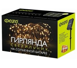 Солнечный светильник ФАZА SLR-G03-200Y нить, желт. 200 LED 5033344 