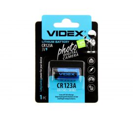 Литиевый элемент питания VIDEX 1шт. в блистере VID-CR123 
