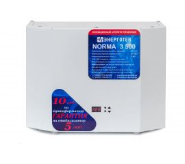 Стабилизатор напряжения (3500 ±15 В 120-260 В) Энерготех NORMA 514402 