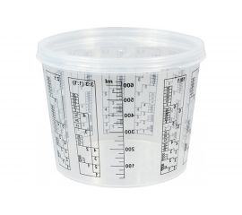 Пластиковая емкость для смешивания красок WOLF 0,750 л 200 шт. 1.4021.0750 