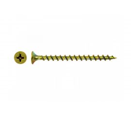 Саморез КРЕП-КОМП жёлтый цинк PH-2 по дереву 4,2х76 2500 шт ждп7642 