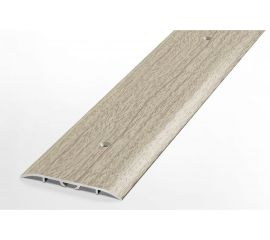 Порог прямой алюминиевый (60 мм; 0.9 м; декоративный; дуб беленый) Лука УТ000012533 