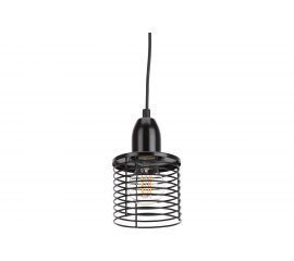 Металлический подвес ЭРА PL5 BK E27, max 60W, d110 мм, черный Б0037452 