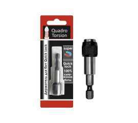 Держатель магнитный Quick lock для бит Quadro Torsion 480002 