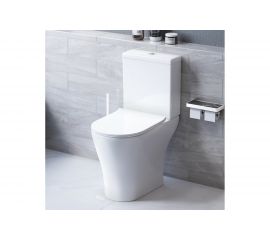 Унитаз-компакт Damixa Sirius безободковый, с сиденьем микролифт DX86C8600SC 