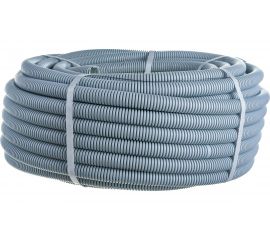 Гофрированная труба Промрукав ПВХ легкая 350 Н серая д25 50м PR.012531 