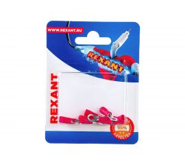 Кольцевой изолированный наконечник REXANT d 4,3 мм 0,5-1,5 мм2 НКи 1.5-4 красный 10 шт 06-0414-A 