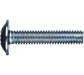 Винт ZAMETAL М5x16, с полусфер. гол. и прессш., DIN 967, оц., уп. 500 шт. ZA514189 