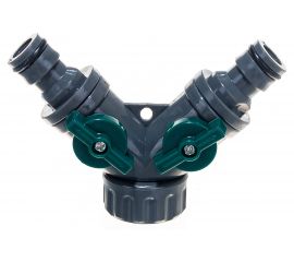 Распределитель 2-х канальный пластиковый 3/4 FIT IT 77425:193 