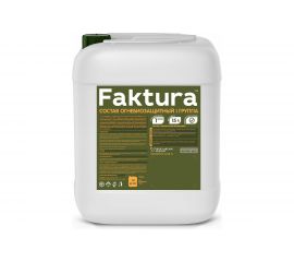 Огнебиозащитный состав FAKTURA на водной основе I группа, биозащита 15 лет, бесцветный 10л О02570 