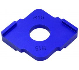 Шаблон РеСоурс радиусный, двухсторонний, R10/R15, RST.005.R10-R15 