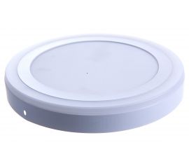 Накладная светодиодная панель с подсветкой IN HOME NRLP-BL 24Вт, 4000К, 1440Лм, 245мм, белая, IP20 4690612033082 