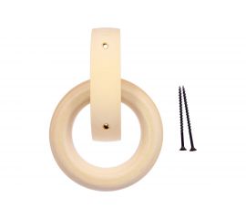 Дверная ручка Банные штучки Кольцо, липа, 115мм 30042 