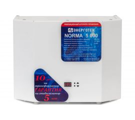 Стабилизатор напряжения (5000 ±15 В 120-260 В) Энерготех NORMA 514403 