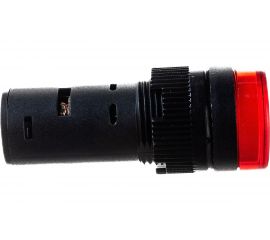 Лампа ЭРА AD16DS(LED)матрица, d16мм, красный, 24В, AC/DC 20/1000/28000 Б0045608 