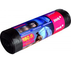 Мешок строительный (10 шт; 180 л; 28 мкм) YORK 902220 