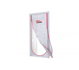 Временная пленочная дверь 120х220 см с молнией типа U вариант 2А СТОП-ПЫЛЬ 201805 