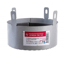 Противопожарная муфта ОГНЕЗА «ПМ/125», замок-стяжка тип ""лягушка"", цвет серый 105204 