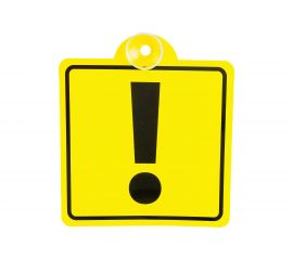 Табличка на присоске Golden Snail АВТО Начинающий водитель GS6021164 