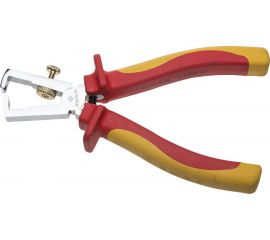 Диэлектрические пассатижи для зачистки проводов до1000В, 180мм Зубр ЭКСПЕРТ ЭЛЕКТРОМОНТАЖНИК 22145-9-16 