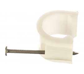 Скоба для кабеля, круглая А 12мм, 30шт - пакет Tech-Krep 103652 