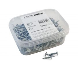 Прессшайба Качественный КРЕПЕЖ 4.2х19 мм, сверло, 310 шт 0300345 КЧ 