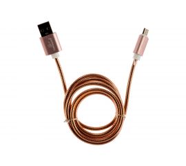 Кабель USB Cablexpert USB 2.0 AM/microB, серия Gold, длина 1м, блистер, золото CC-G-mUSB02Cu-1M 