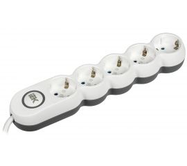 Удлинитель IEK, У05В 5 мест 2P+PE/1,5м 3х1,5мм2 16А/250В UNO WYP53-16-05-D15-ZK 