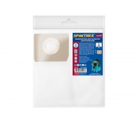 Мешки ПРАКТИКА 28 л, синтетич., 2 шт для пылесосов SOTECO, КАЛИБР, СОЮЗ и др. 792-278 