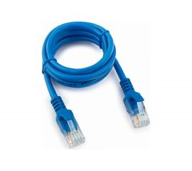 Патч-корд Cablexpert UTP PP12-1M/B кат.5e, 1м, литой, многожильный синий PP12-1M/B 