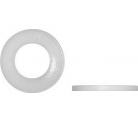 Плоская полиамидная (пластиковая) шайба DINFIX DIN 125А, D12, 10 шт. 00-00001208 