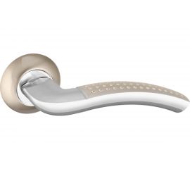 Раздельная ручка PUNTO LOGICA TL SN/CP-3 матовый никель/хром 105 мм 37665 