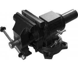 Чугунные поворотные в 2-х плоскостях тиски с трубным зажимом и наковальней Berger BG БАЛЬДР BG1340 