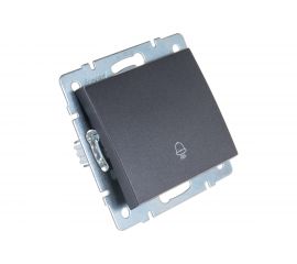 Кнопка звонка LEZARD RAIN цв. черный графит матовый 703-4188-103 