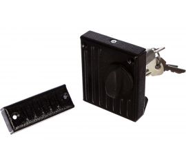 Накладной замок ЗЕНИТ Зенит-ЗН-1-2.1 черный 08873 