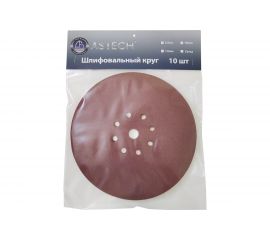 Круг шлифовальный (10 шт; 225 мм; P60; 9 отверстий) ASTECH 8800877 