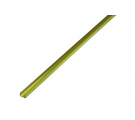 Швеллер GAH ALBERTS латунный 6x6x6x1х1000мм, 471613 