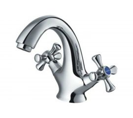 Смеситель для умывальника Zollen Rostock короткий излив, 1 шпилька RO53421011 448036 