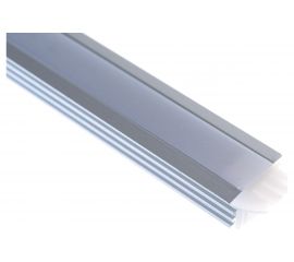 Алюминиевый врезной профиль Apeyron 12 мм глубокий для светодиодной ленты, 1 м. 3012 08-11 