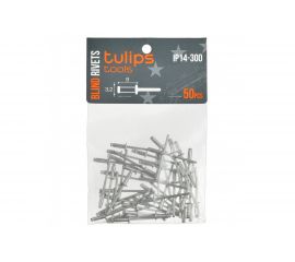Вытяжные заклепки Tulips tools 3.2х9 мм, 50 шт IP14-300 