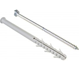 Рамный дюбель ЗУБР Профессионал нейлоновый с шурупом 10 x 160 мм 50 шт. 4-301475-10-160 